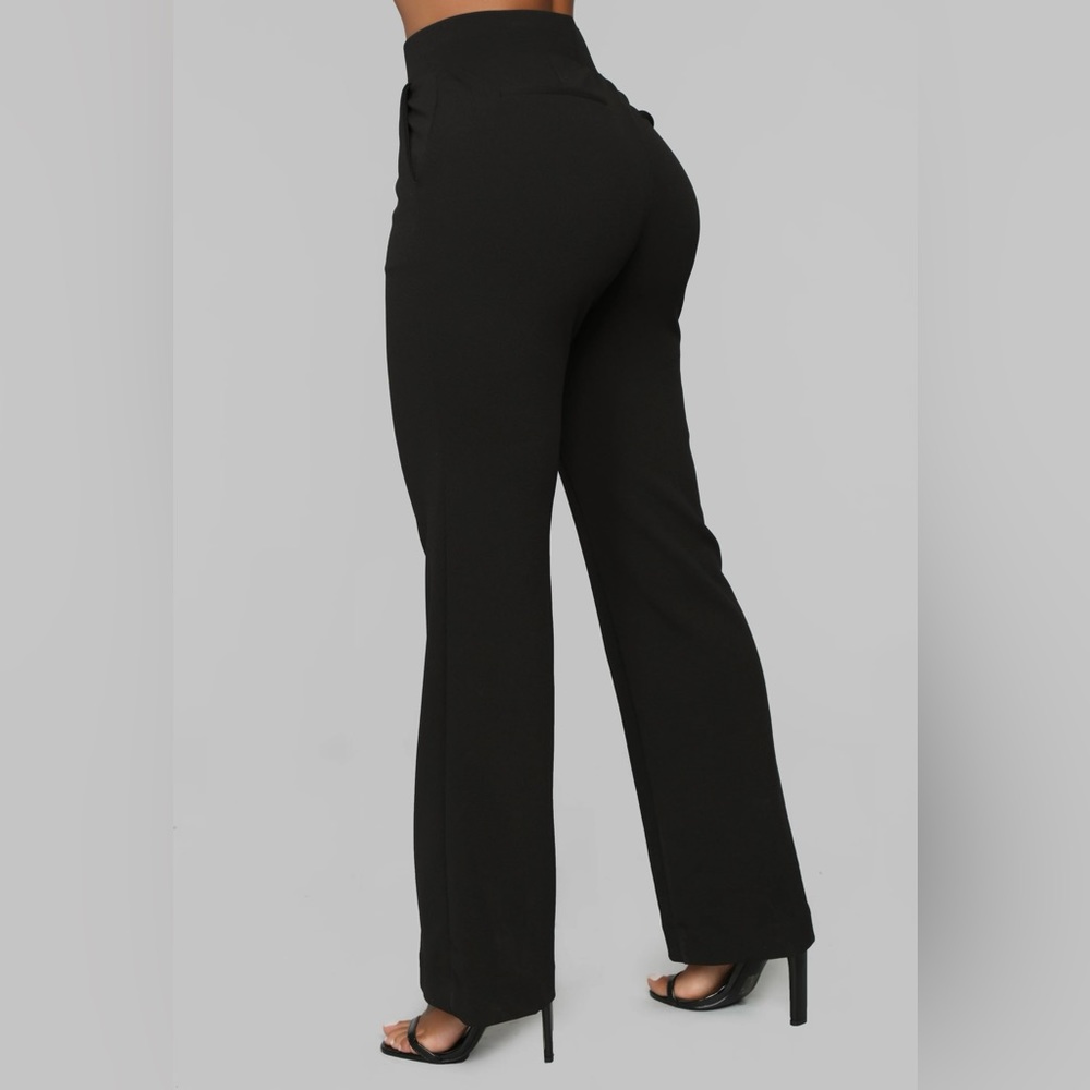 Black Wide Leg Dress Pants
